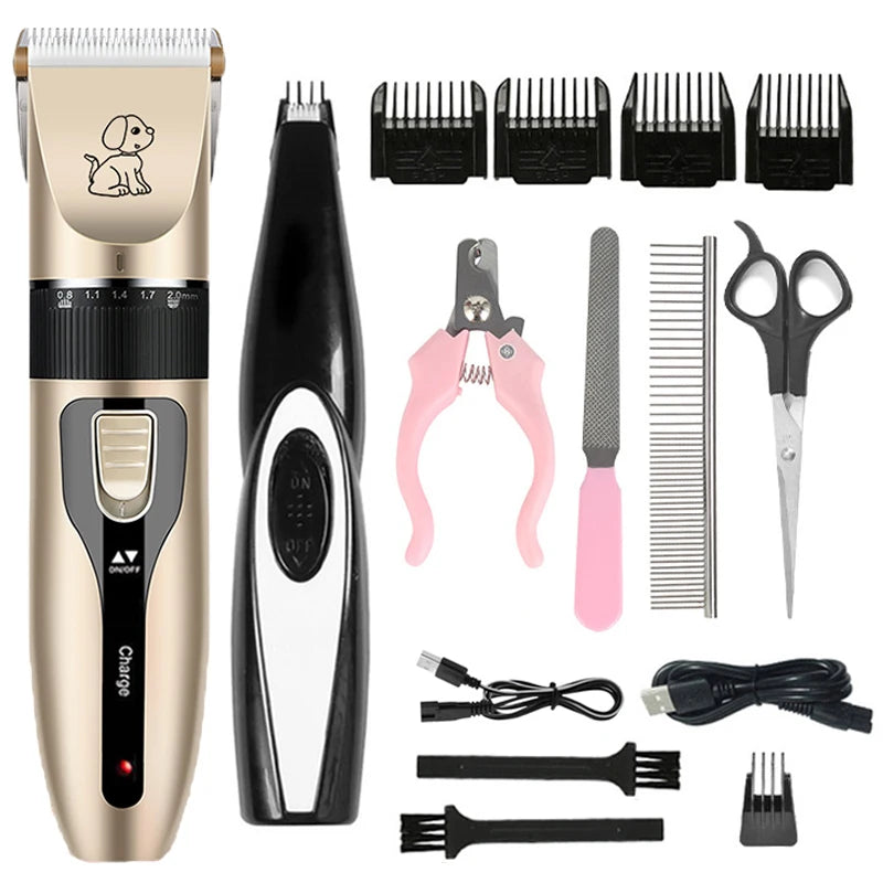Electric Pet Clipper – Professional Grooming Kit for Dogs & Cats