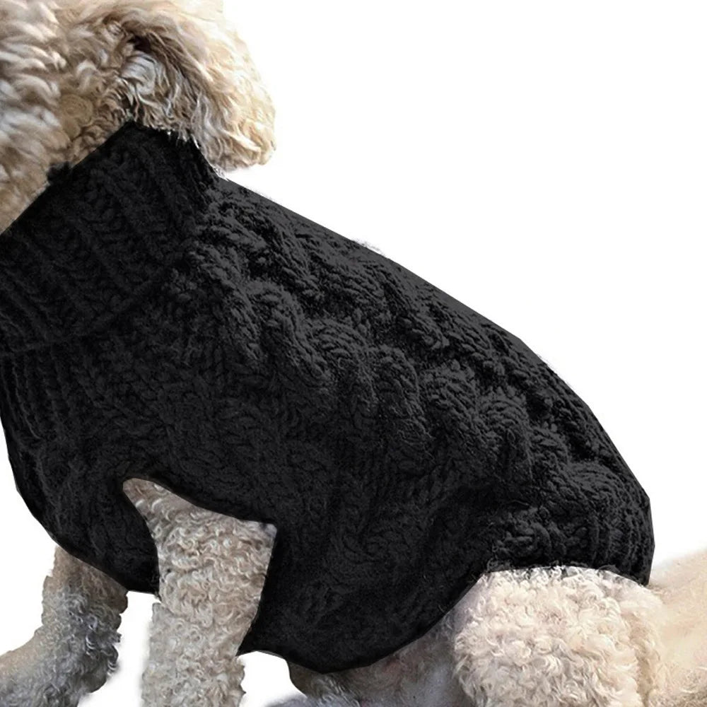 Dog Sweater – Warm Knitted Winter Clothing for Small Pets