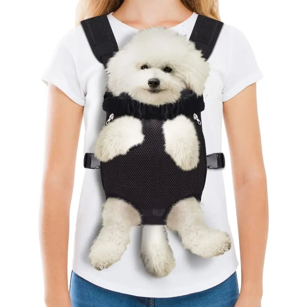 Sac à dos de transport pour chien et chat – confortable et réglable pour voyage