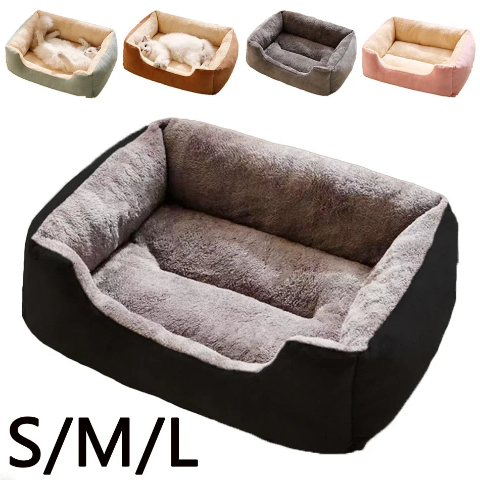 Lit pour animaux – panier et coussin douillet pour chats, chatons et petits chiens, accessoire de maison confortable pour le repos.