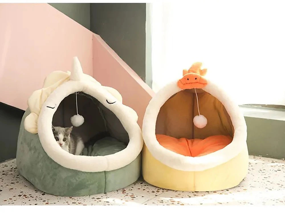 Coussin lavable pour animaux – tapis et panier douillet pour chats et petits chiens, chaud et moelleux, idéal comme niche, lit ou maison pour l’hiver.