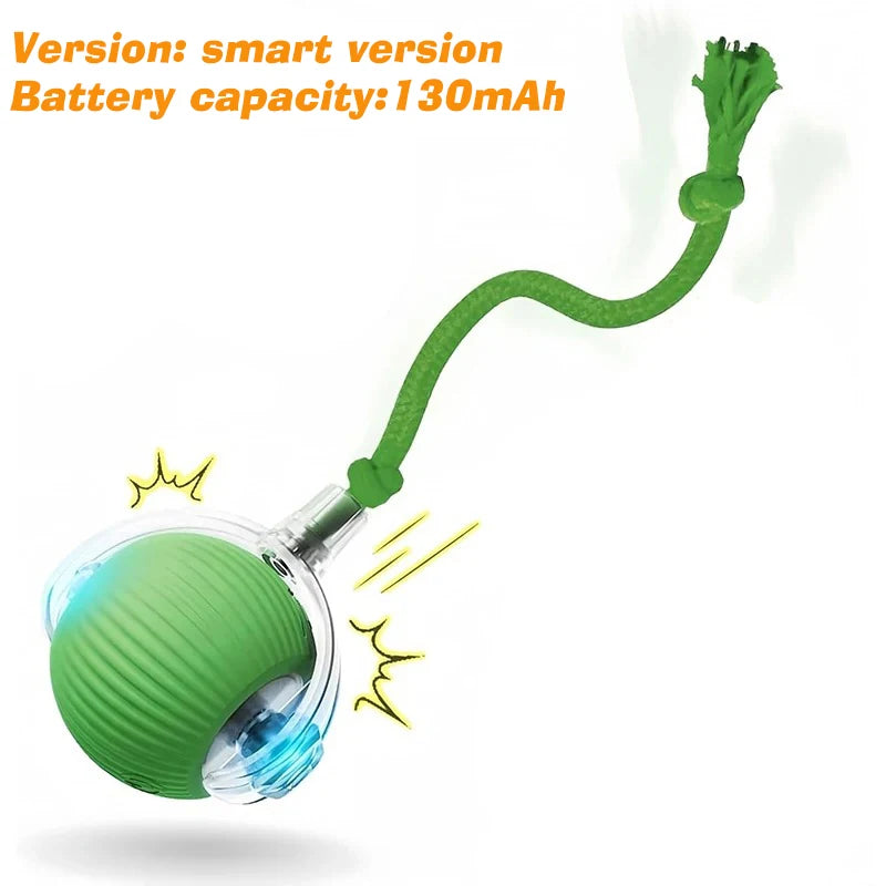 Nouveau jouet interactif pour chien – Balle automatique rechargeable, jouet intelligent pour chiots, balle interactive intelligente pour chiens.