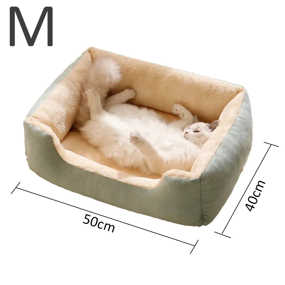 Lit pour animaux – panier et coussin douillet pour chats, chatons et petits chiens, accessoire de maison confortable pour le repos.