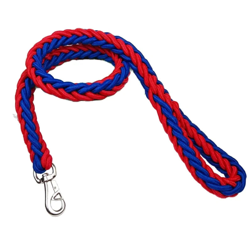 Heavy Duty Dog Leash – Nylon Braided Rope for Large Dogs