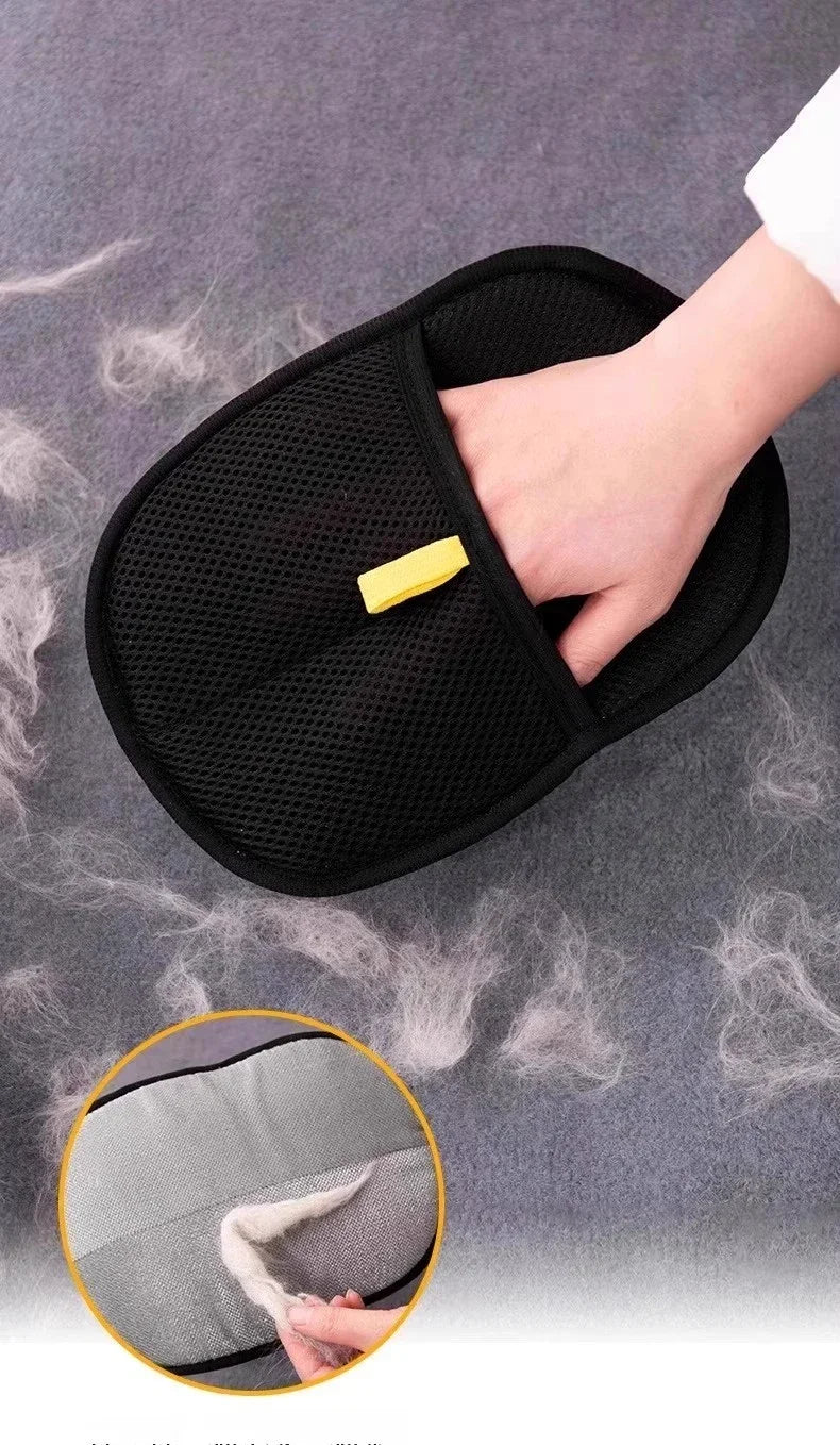 Cat Hair Removal Gloves – Anti-Static Grooming Gloves for Dogs & Cats