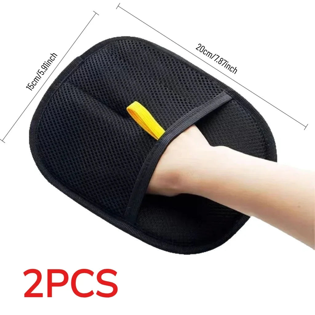 Cat Hair Removal Gloves – Anti-Static Grooming Gloves for Dogs & Cats