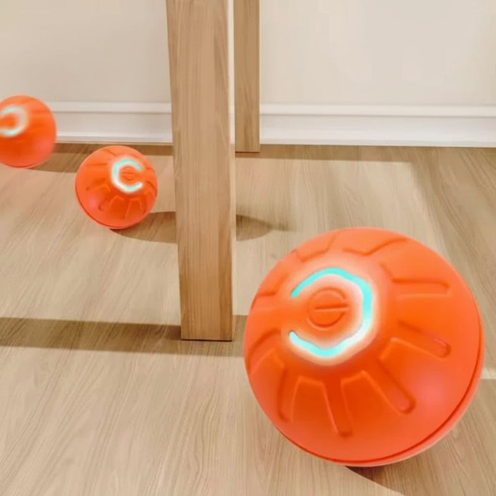 Electronic Pet Toy Ball – USB Rechargeable Interactive Moving Ball for Dogs & Cats