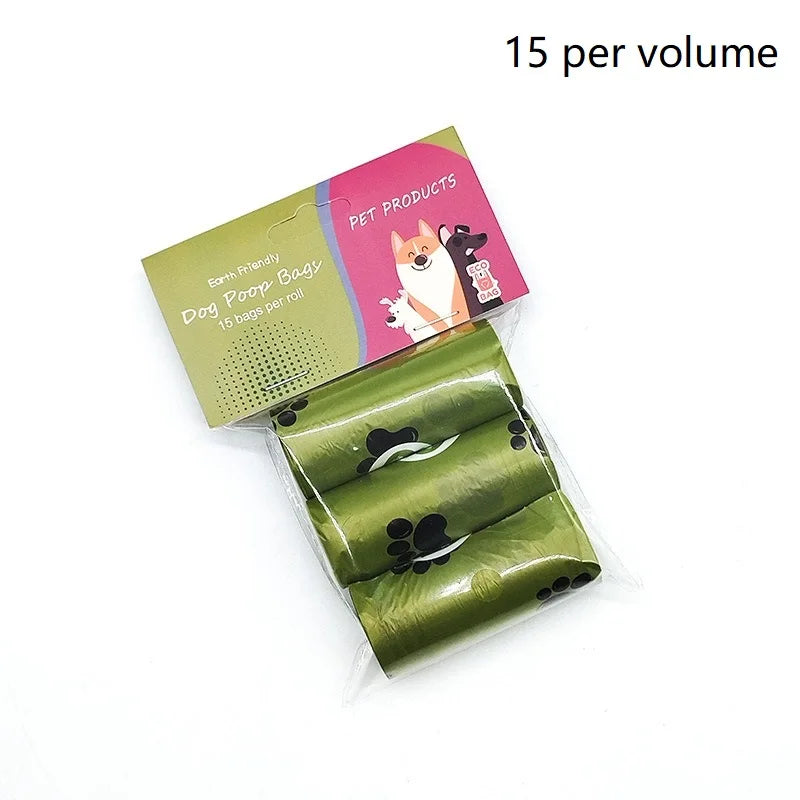 Nouveaux sacs à crottes pour chien – Pack de sacs pour chiots, sachets hygiéniques pour excréments, sacs poubelle de propreté.