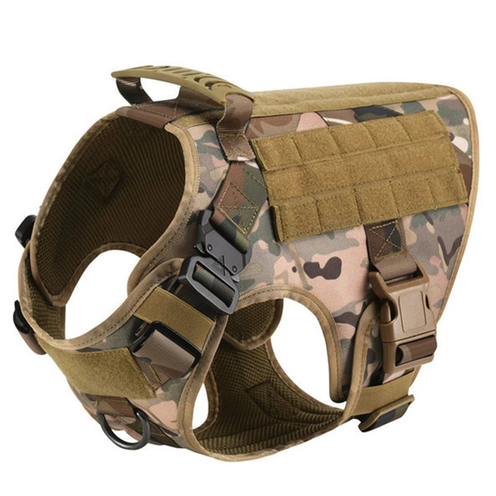 Tactical Dog Harness – Military Training Vest for Large Dogs