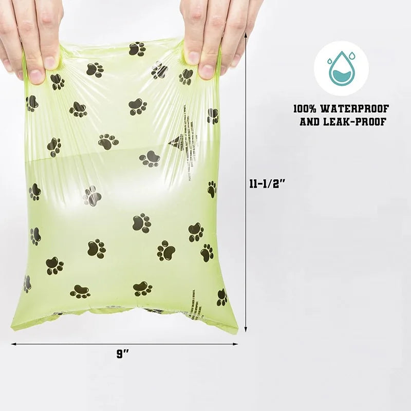 Sacs à déjections pour chiens – rouleaux de sacs solides pour chiots et chiens, pratiques pour ramasser et jeter les excréments.