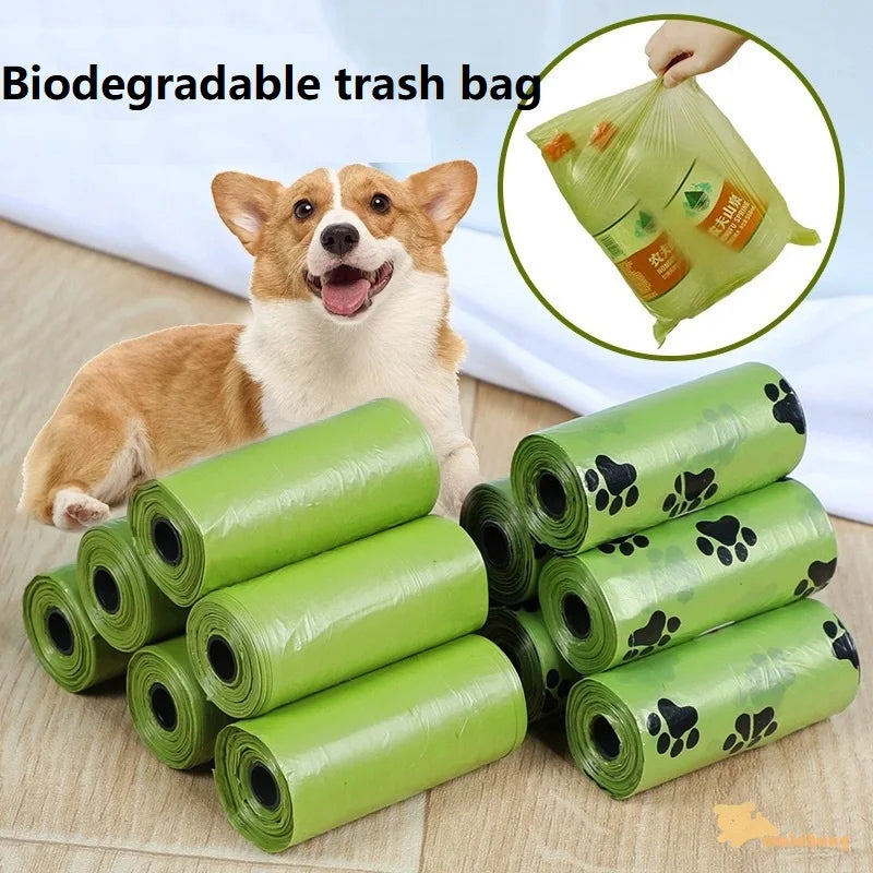 Sacs à déjections pour chiens – rouleaux de sacs solides pour chiots et chiens, pratiques pour ramasser et jeter les excréments.