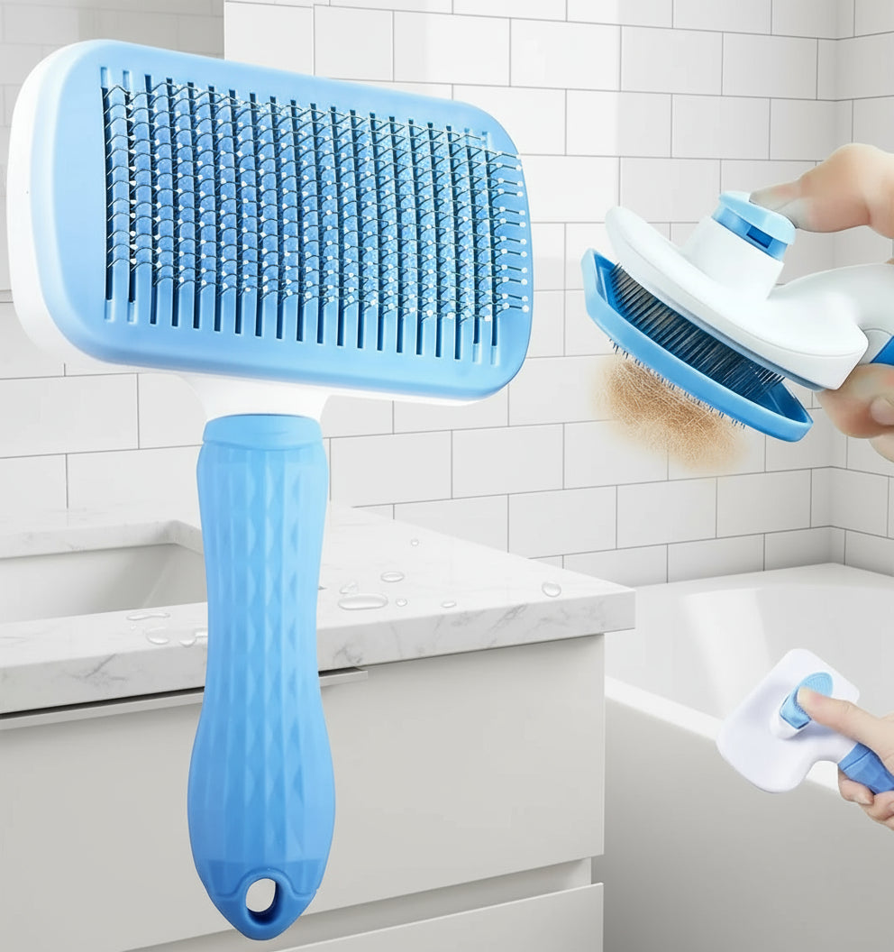Dog Hair Remover Brush – Grooming Comb for Long Hair Pets