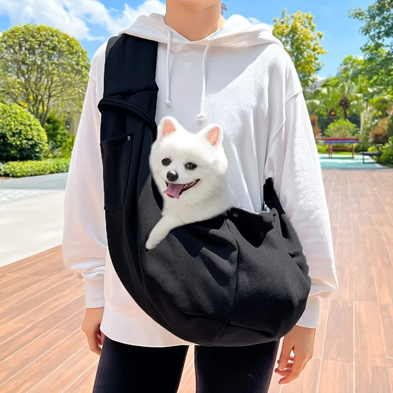 Portable Pet Carrier Bag – Breathable Foldable Shoulder Bag for Small Dogs & Cats