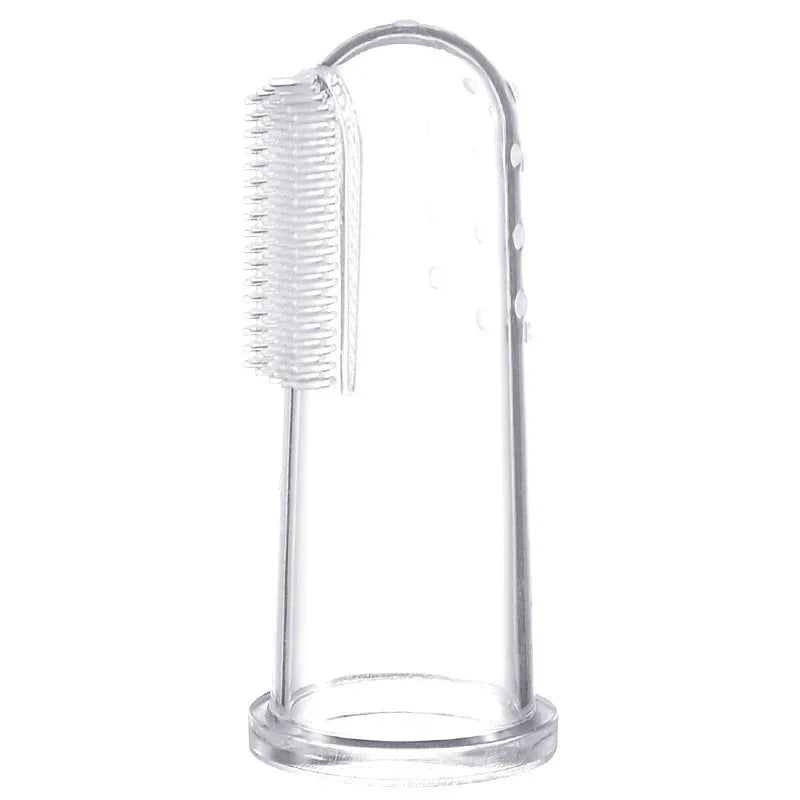 Soft Pet Finger Toothbrush – Dental Care & Teeth Cleaning for Dogs & Cats