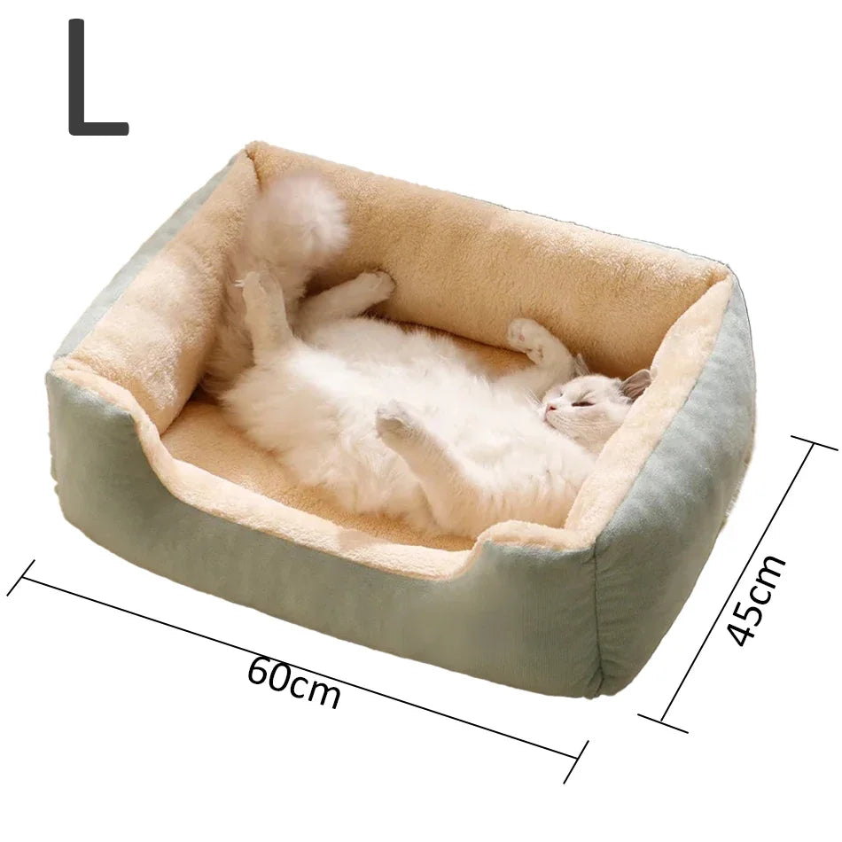 Lit pour animaux – panier et coussin douillet pour chats, chatons et petits chiens, accessoire de maison confortable pour le repos.