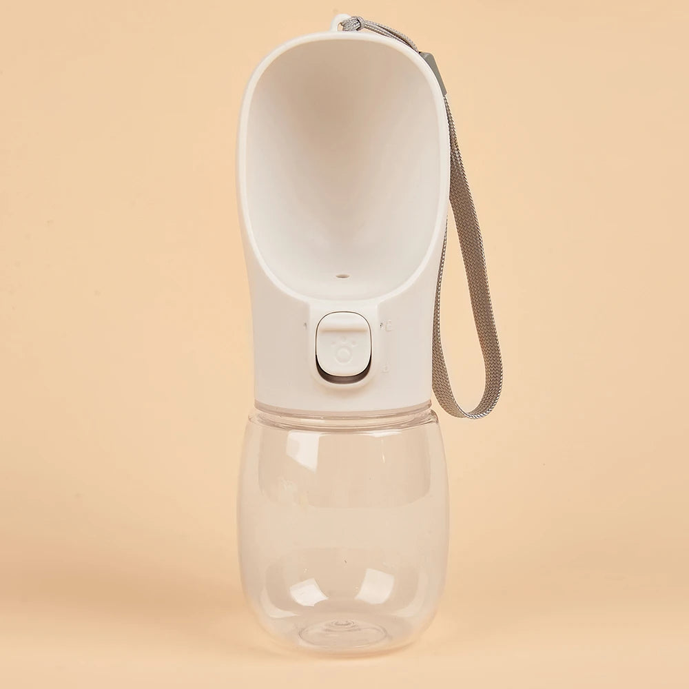 Gourde portable pour chien et chat – bouteille d’eau anti-fuite avec bol intégré