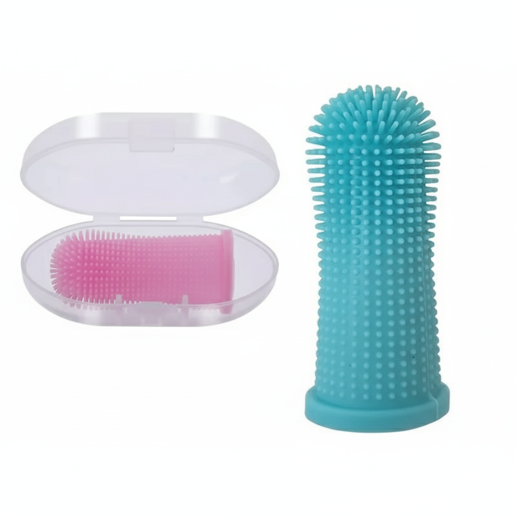 Dog Finger Toothbrush – Soft Silicone Dental Care for Pets & Puppies