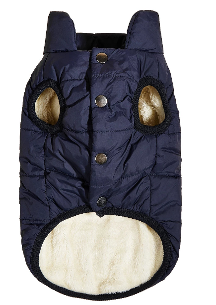 Winter Dog Jacket – Warm Fleece-Lined Outdoor Coat for Cold Weather